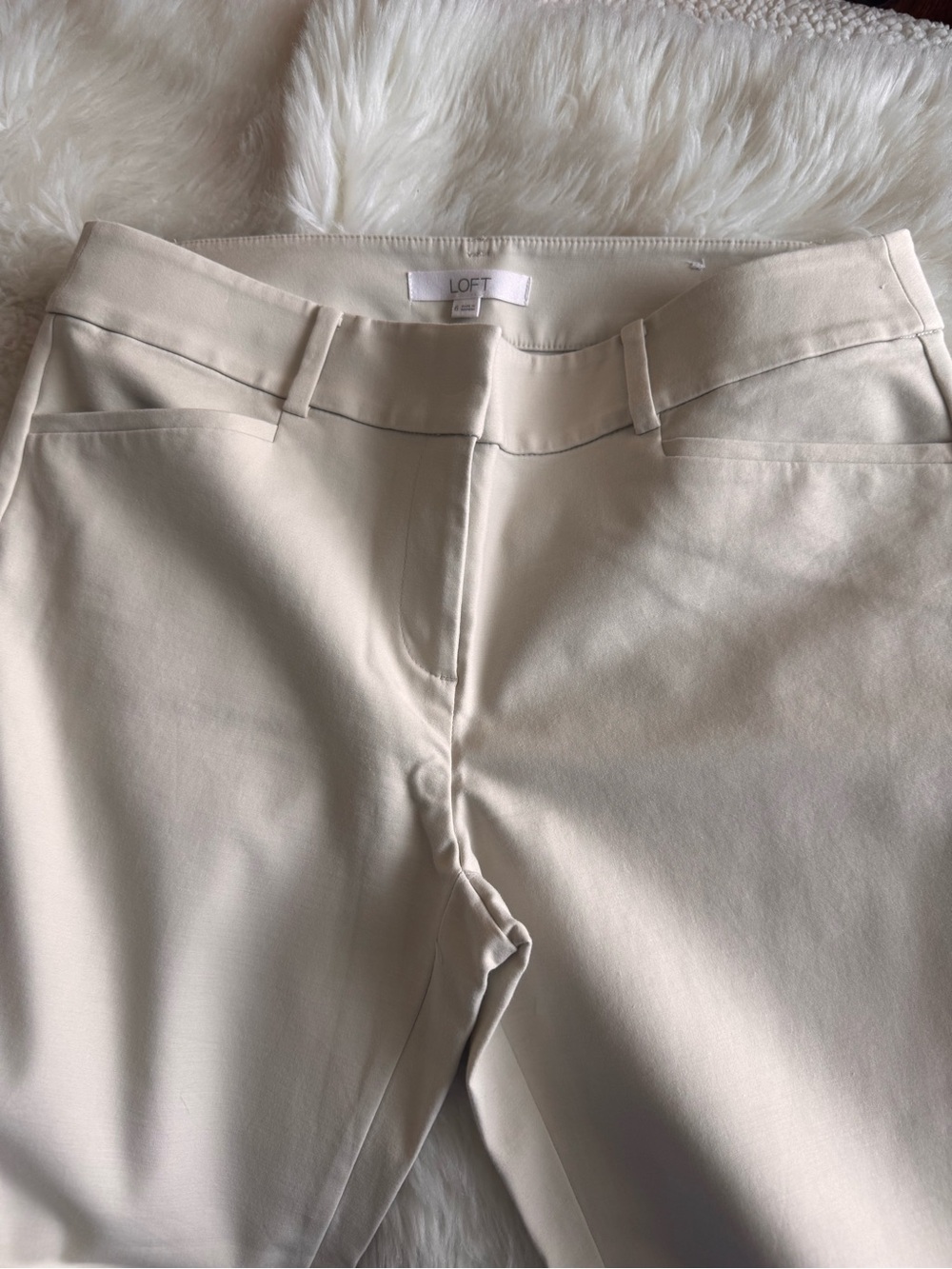 LOFT Riviera Pant - Light Khaki - Picture 3 of 9